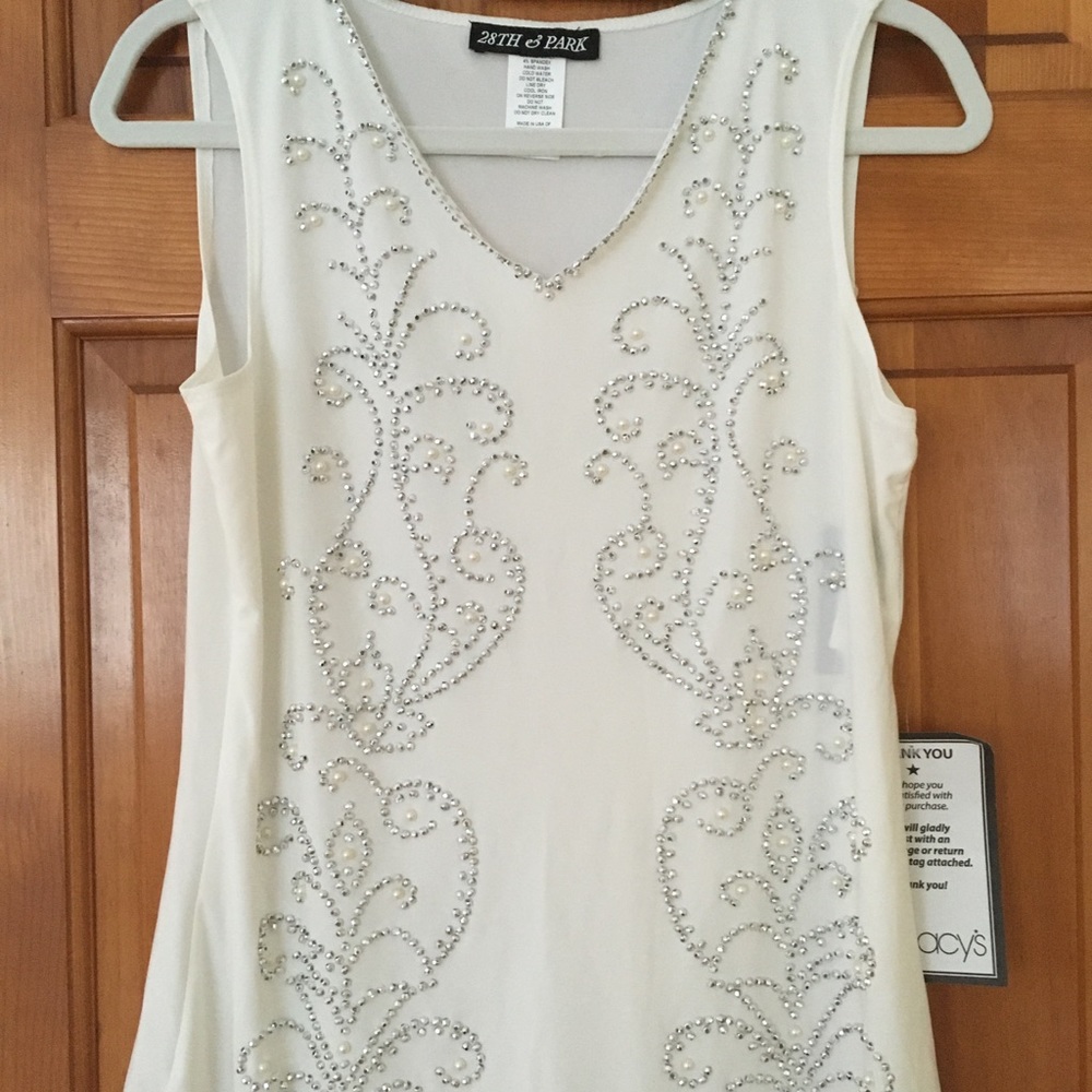 NWT Beaded Top